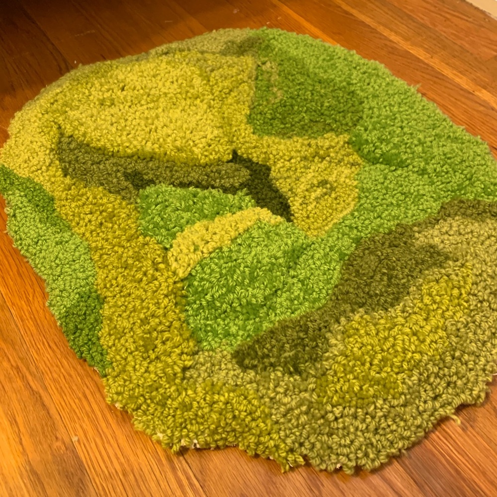 Hand-Tufted 3D Landscape Rug, tufted, carpet, turfting, landscape, nursery, home